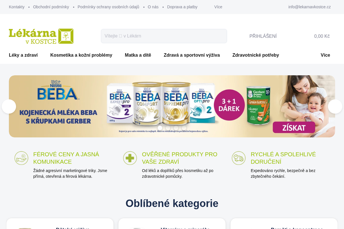 Lekarnavkostce.cz