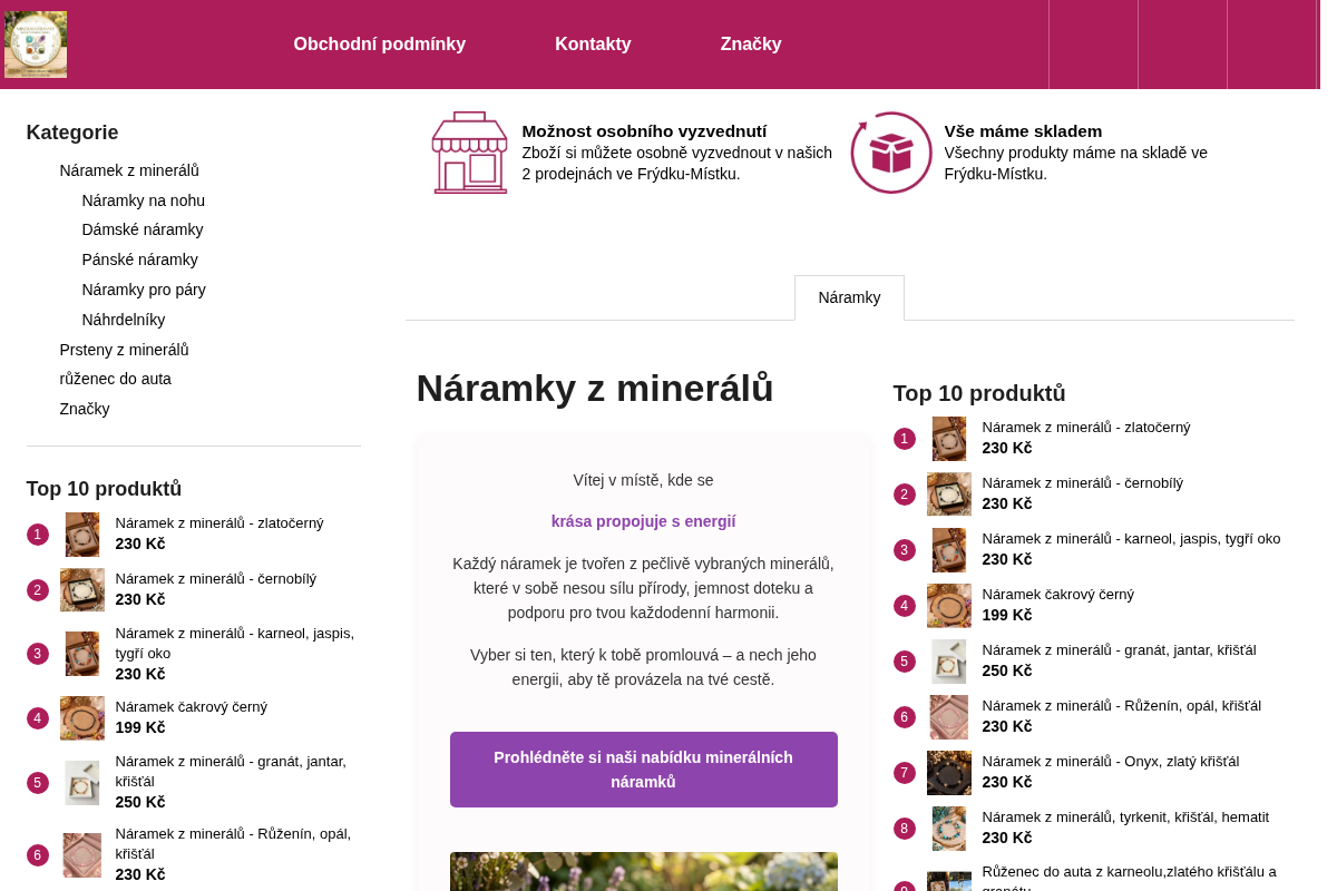 Mineralnaramky.cz
