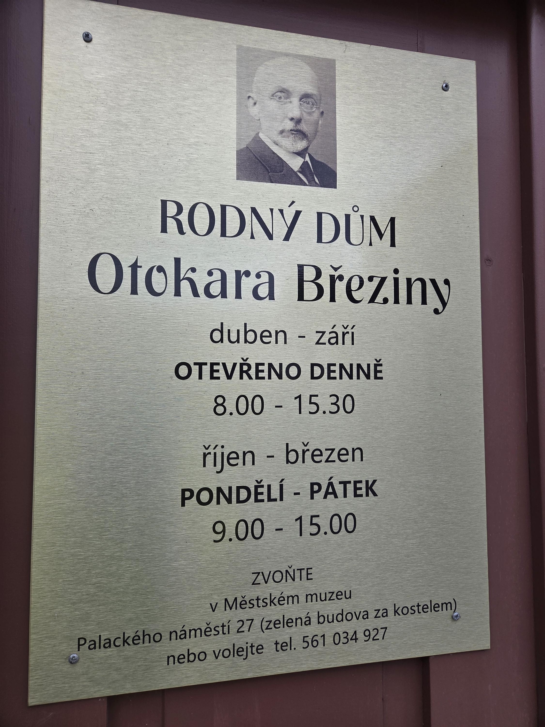 Městské muzeum Počátky - Rodný dům O. Březiny foto 5