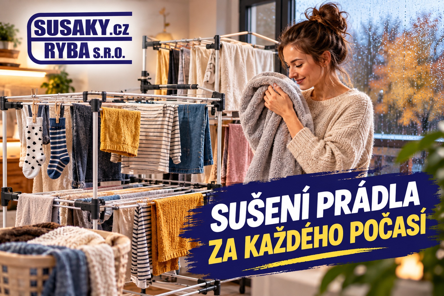 Venku prší? Doma se suší!