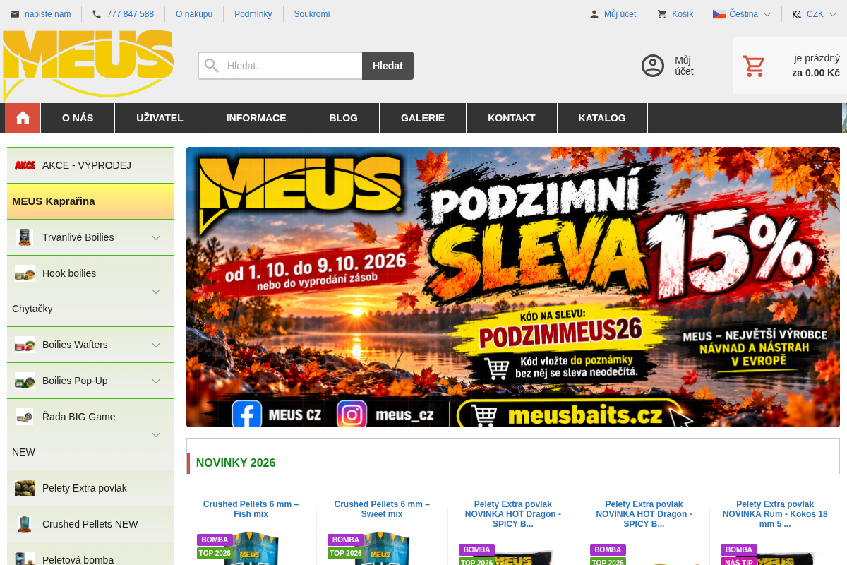 Rybářské potřeby MEUS CZ