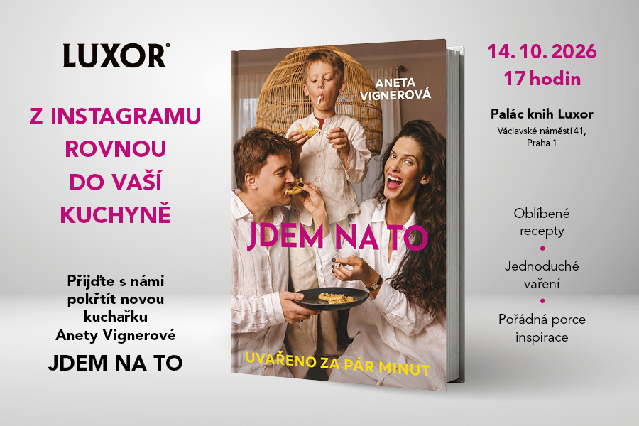 Křest kuchařky JDEM NA TO od Anety Vignerové