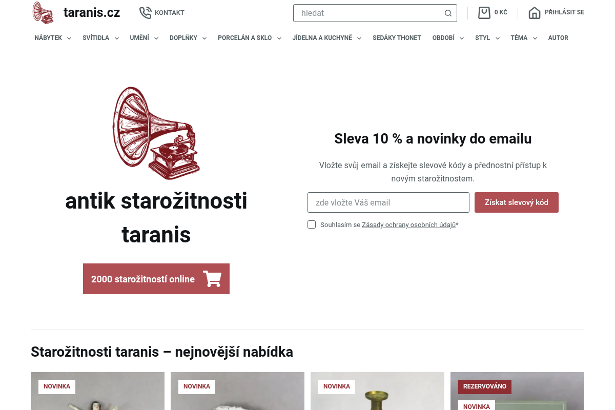 Starožitnosti Taranis.cz