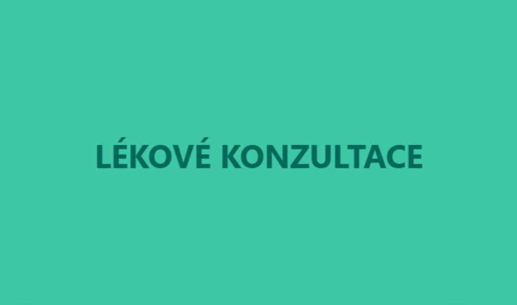 LÉKOVÉ KONZULTACE