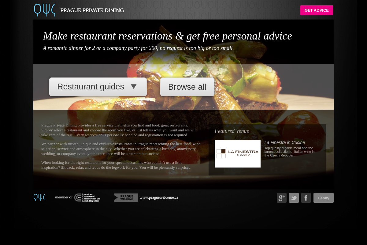 Prague Private Dining