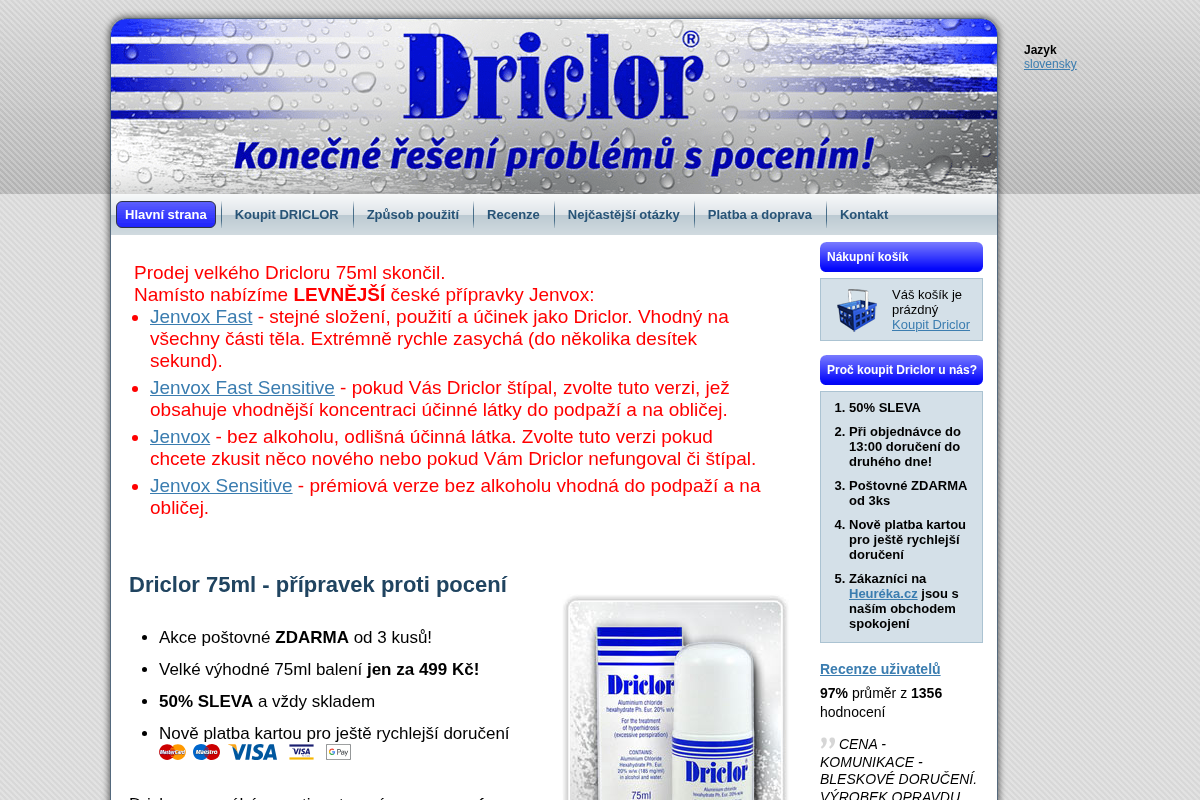 Driclor.eu
