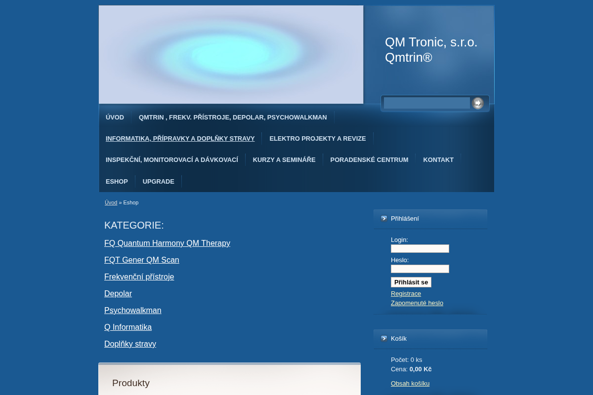 Qmtronic.cz/e-shop