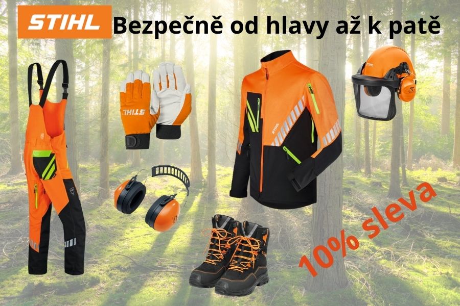 Sleva 10% na pracovní oděvy STIHL
