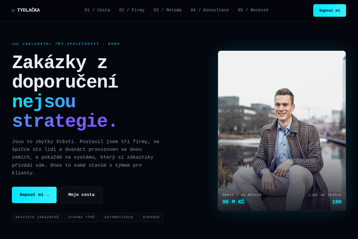 Tvorba webů Tomáš Tydlačka