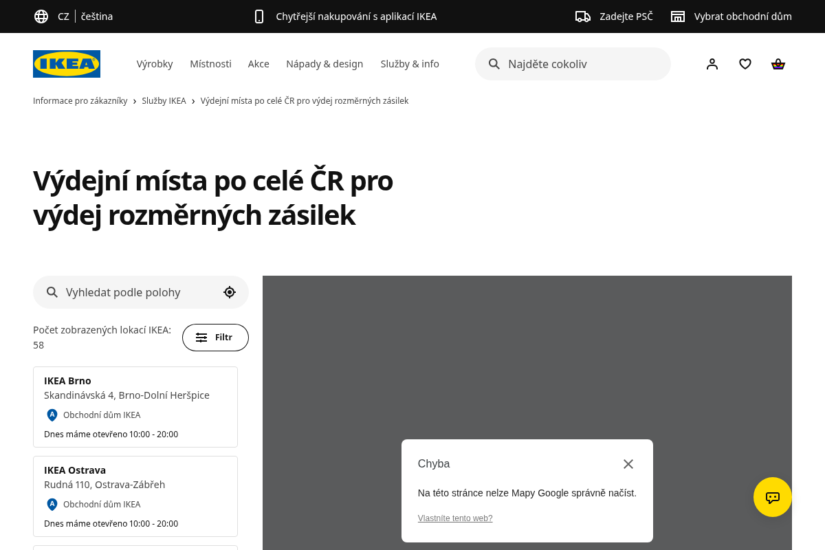 Výdejní místo IKEA Hradec Králové foto 1