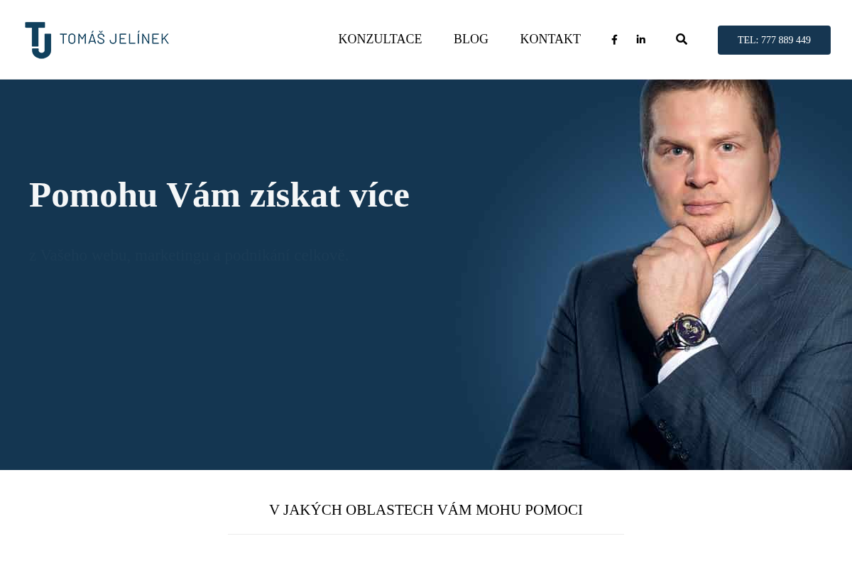 Tomáš Jelínek - marketingový poradce