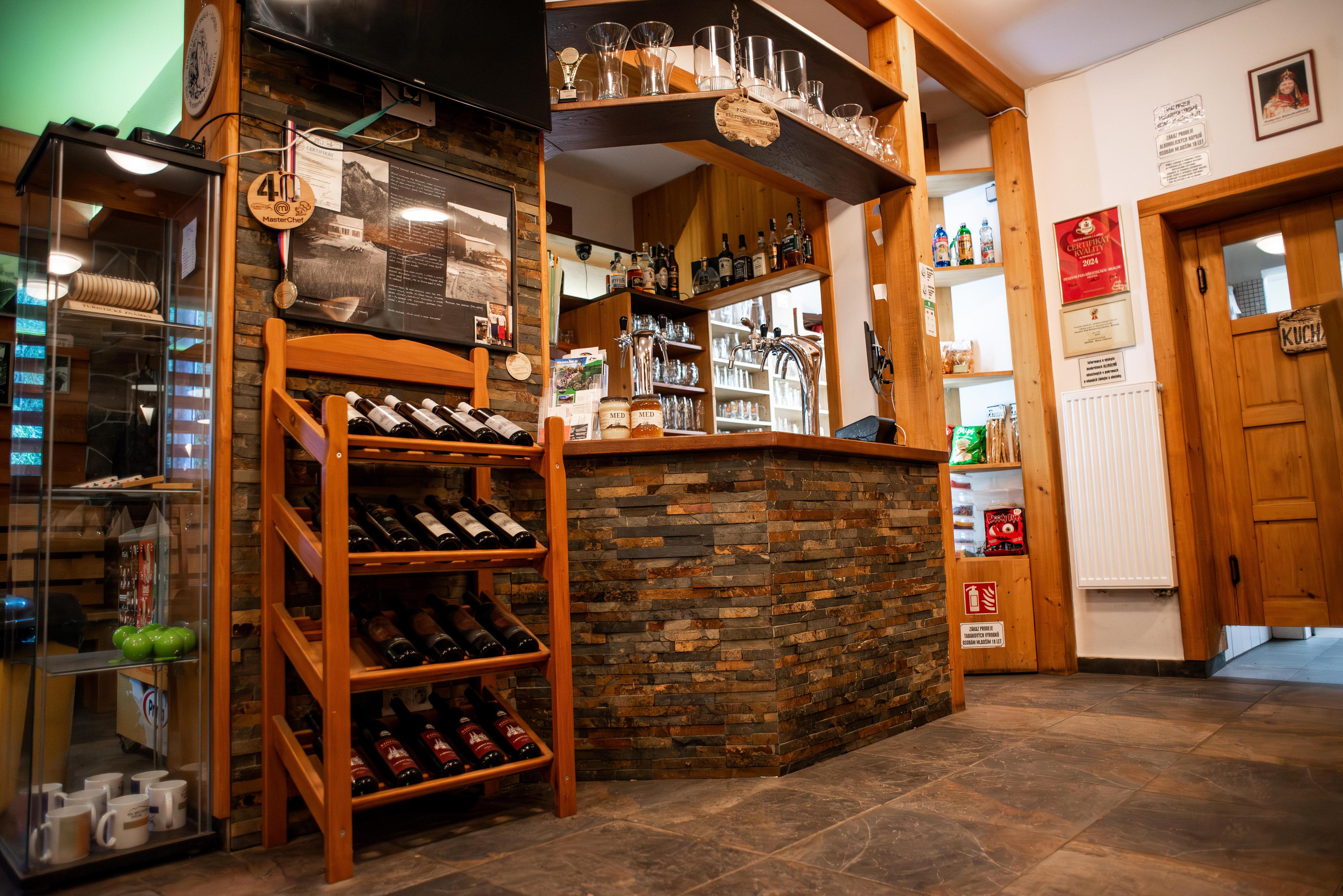 Penzion Pod Břesteckou skalou - Restaurace