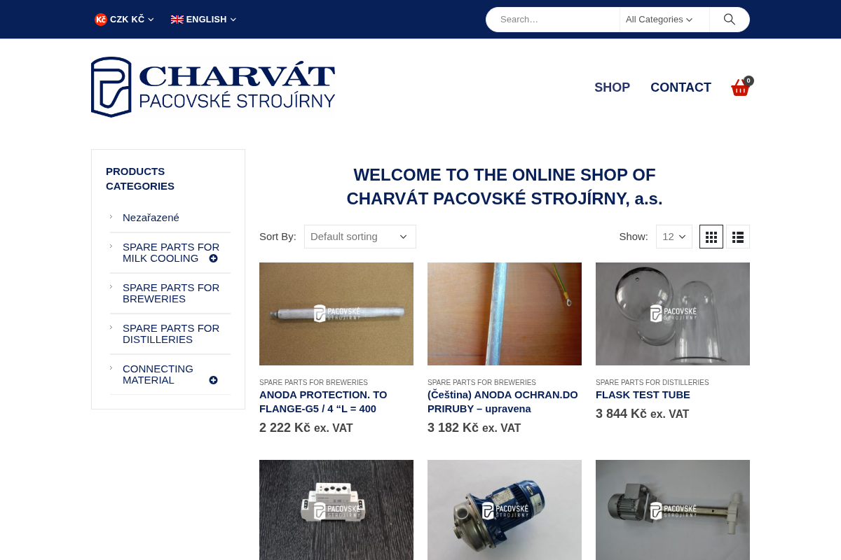 CHARVÁT Pacovské strojírny, a.s.