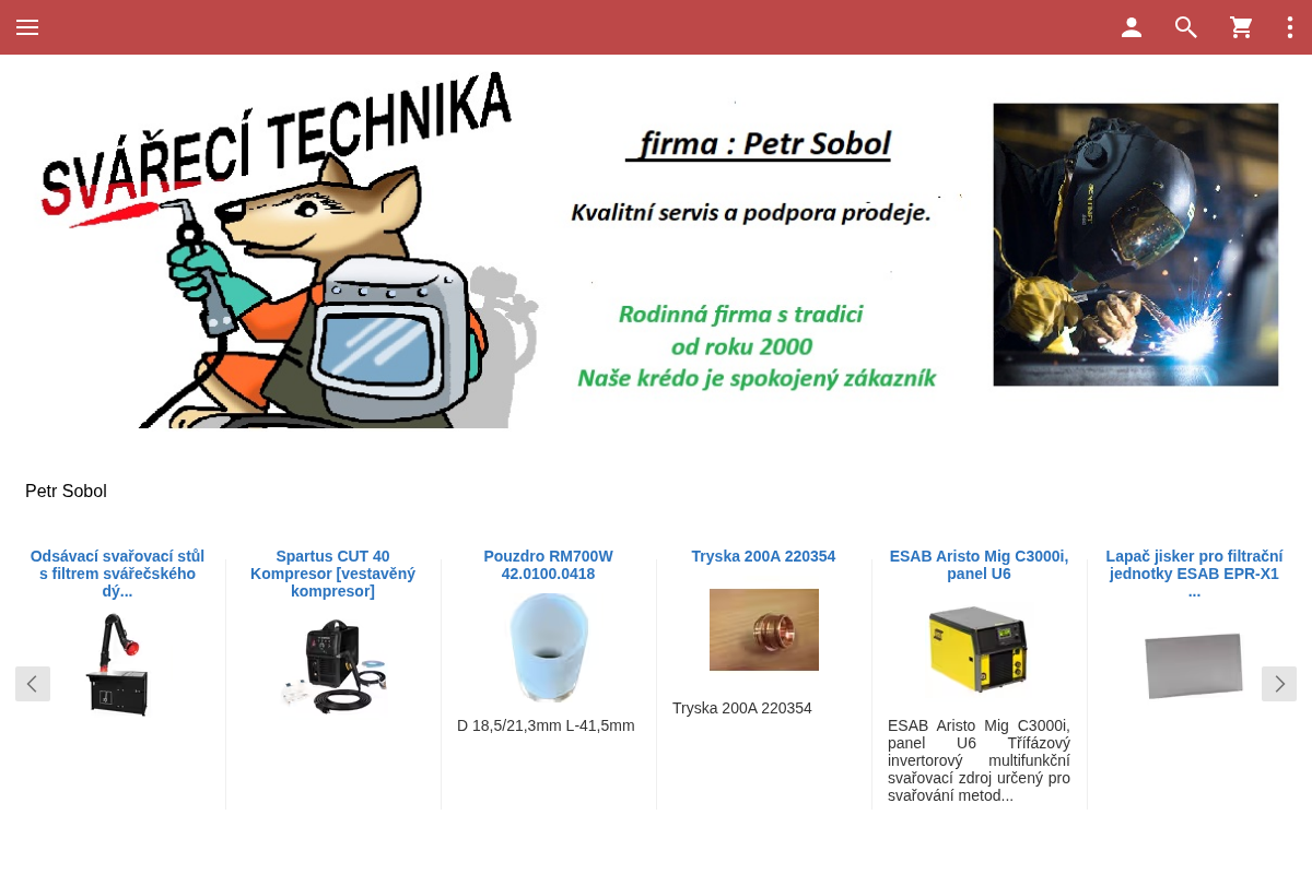 Svářecí technika - Petr Sobol