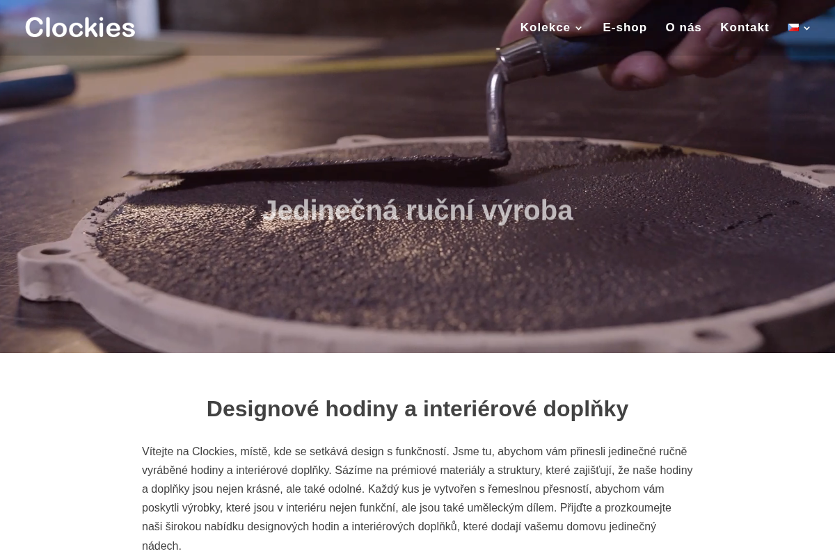 Clockies designové hodiny a interiérové doplňky