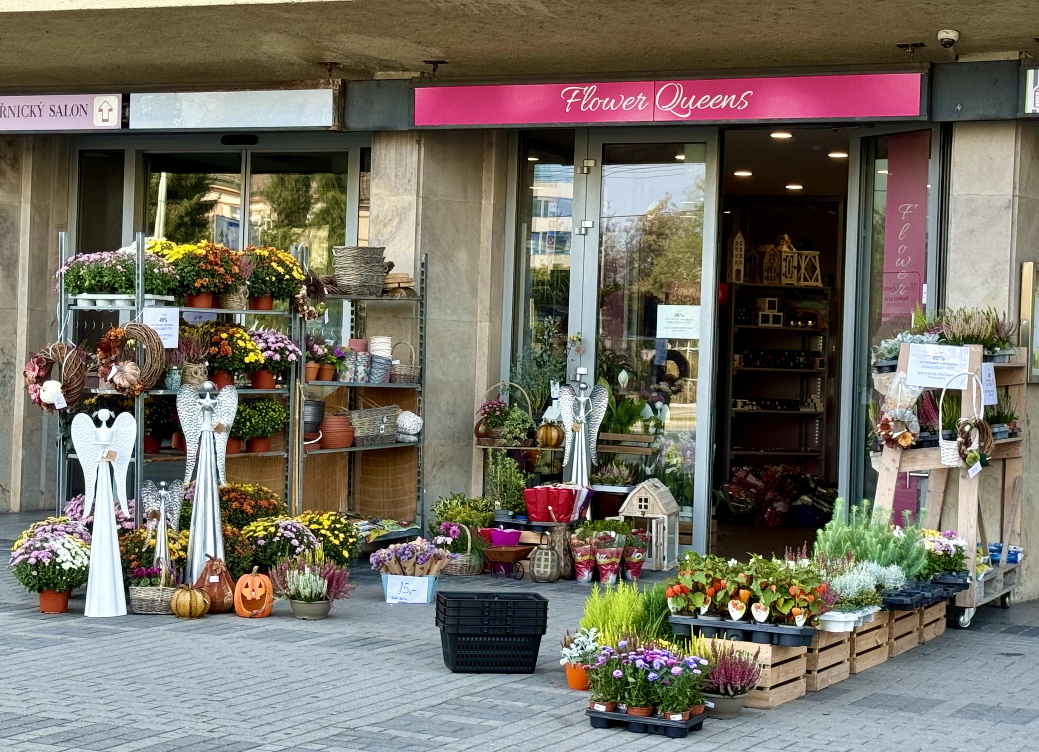 Květiny Senovážné nám.