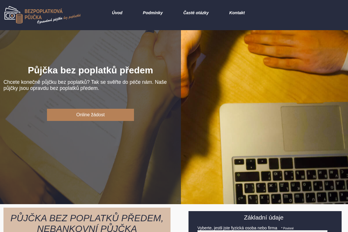 Bezpoplatkovapujcka.cz