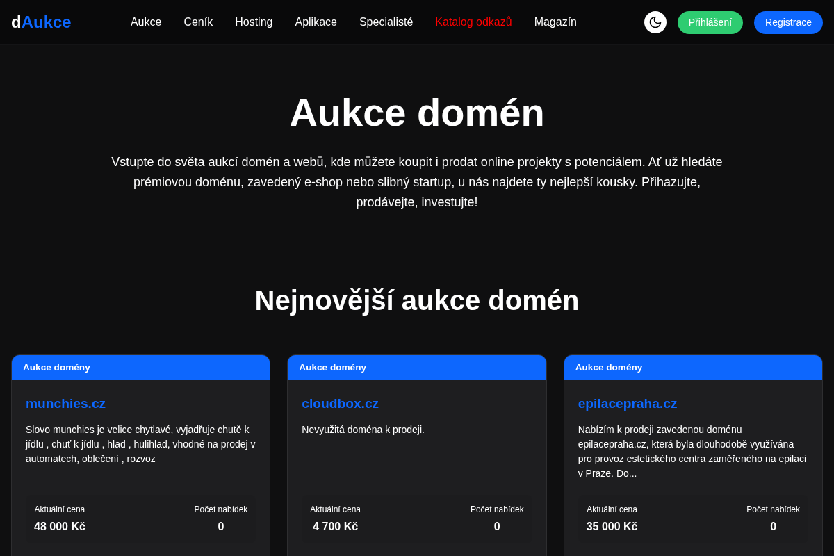 dAukce.cz