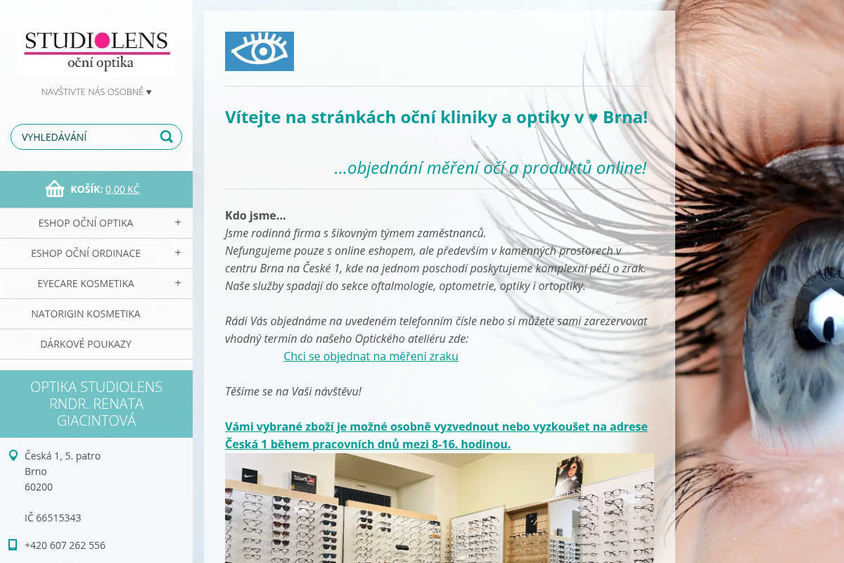 Studi Lens - Oční optika