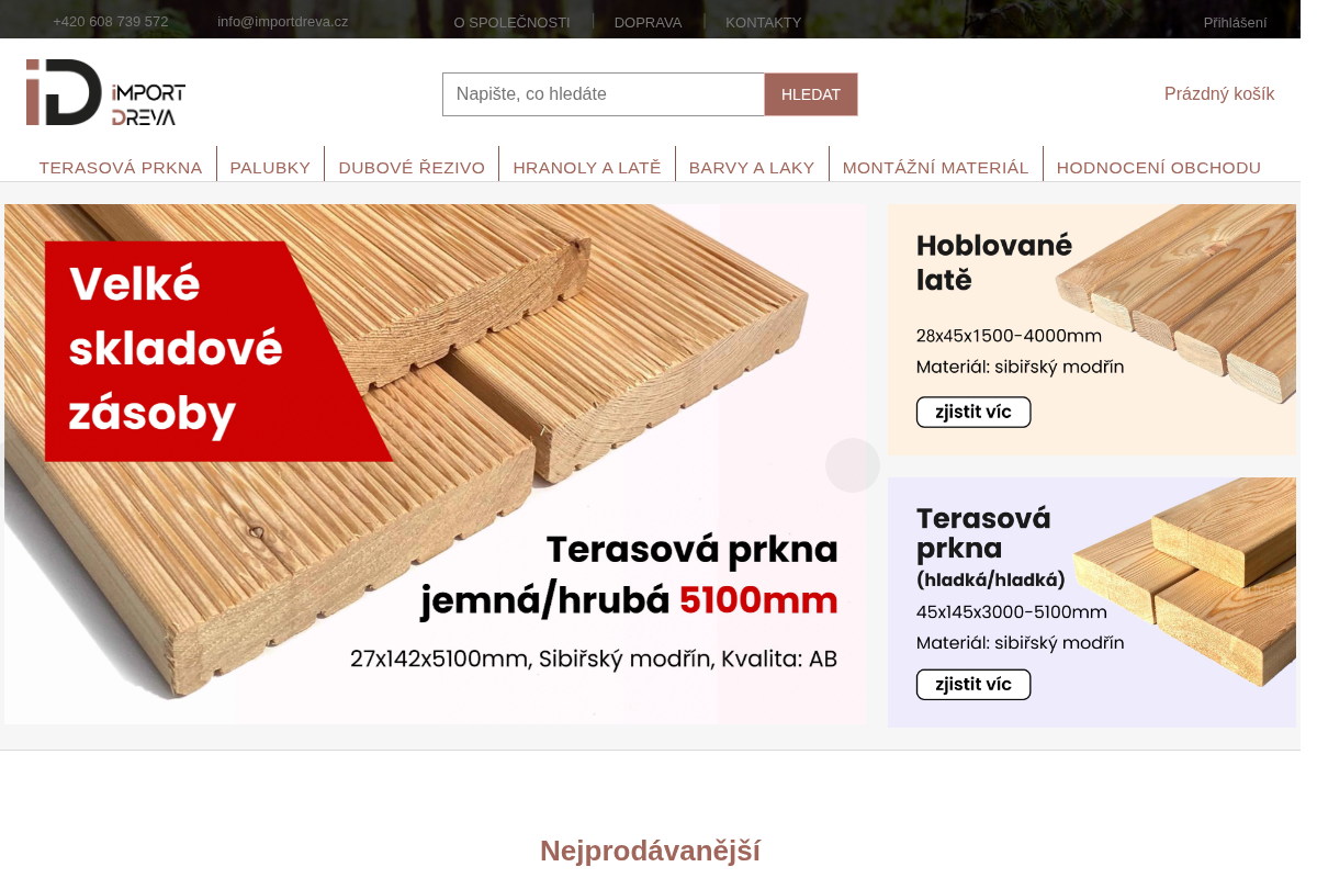 Importdreva.cz