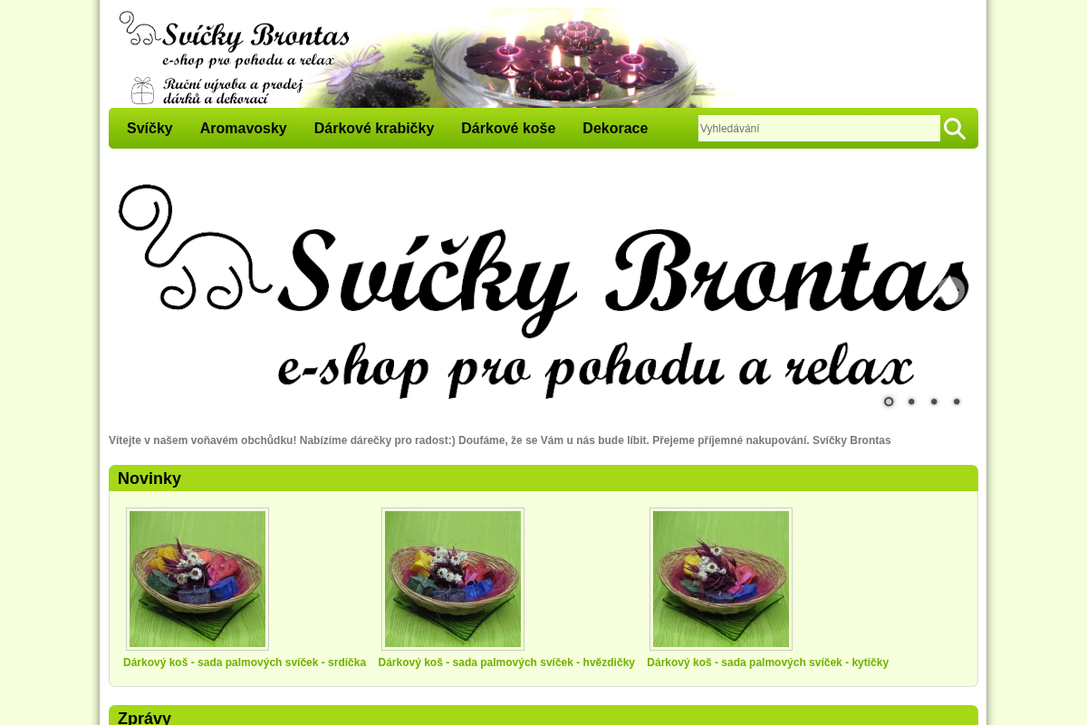 Svíčky Brontas