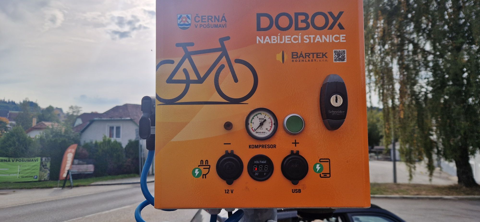 Nabíjecí zásuvka pro elektrokola - Černá v Pošumaví foto 1