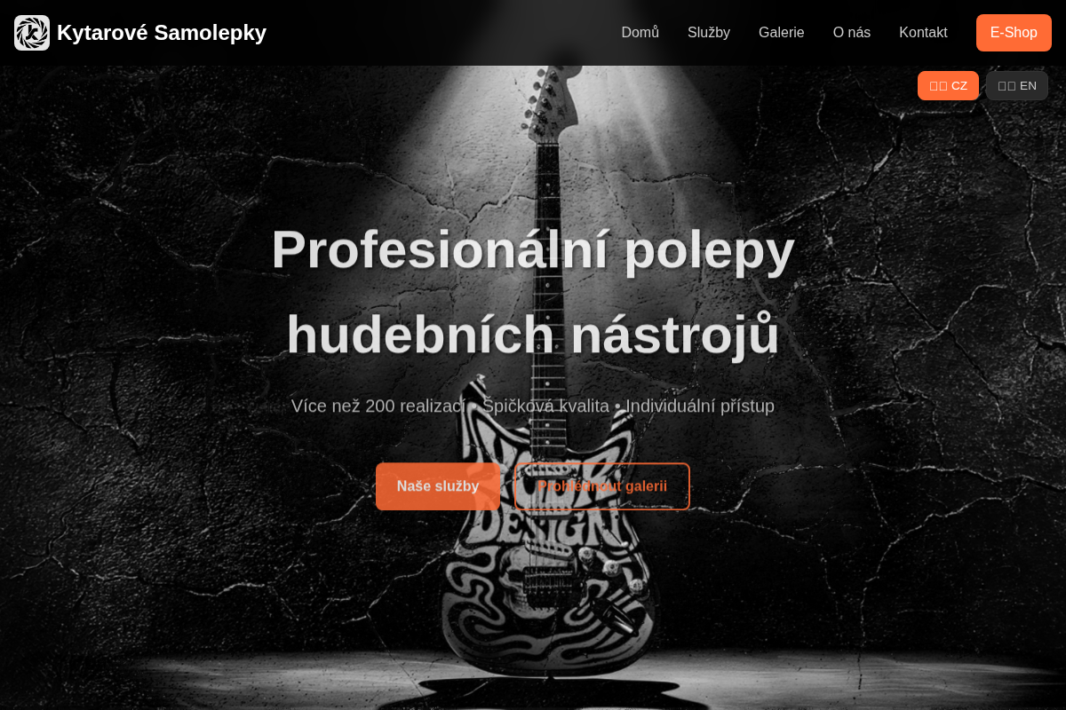 Kytarové Samolepky