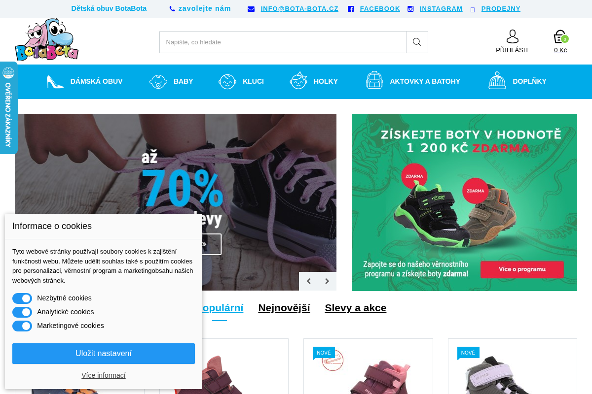 Dětská zdravotní obuv - BotaBota foto 1