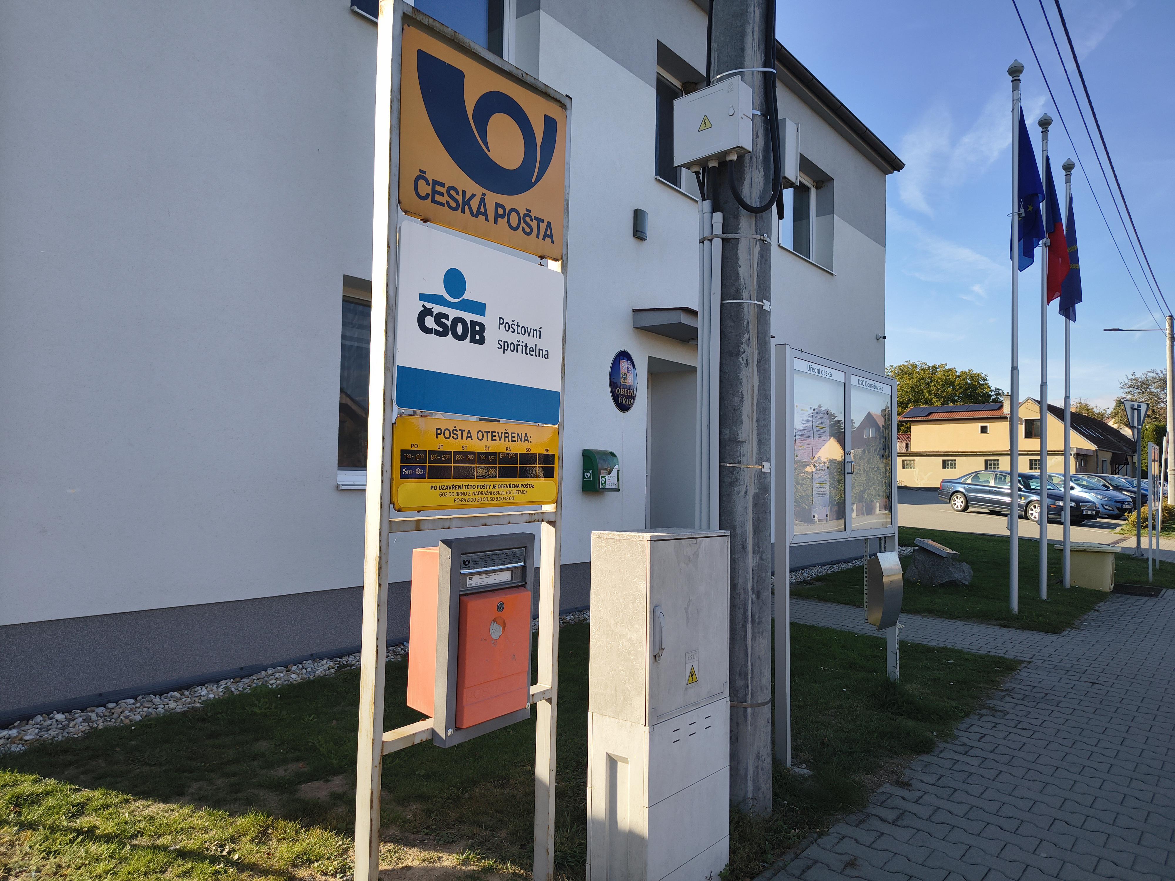 Pošta Partner Domašov u Brna