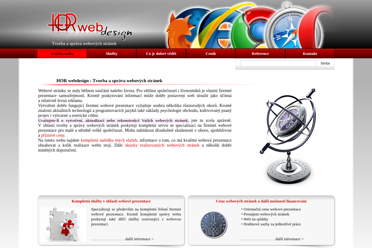 HOR webdesign Liberec