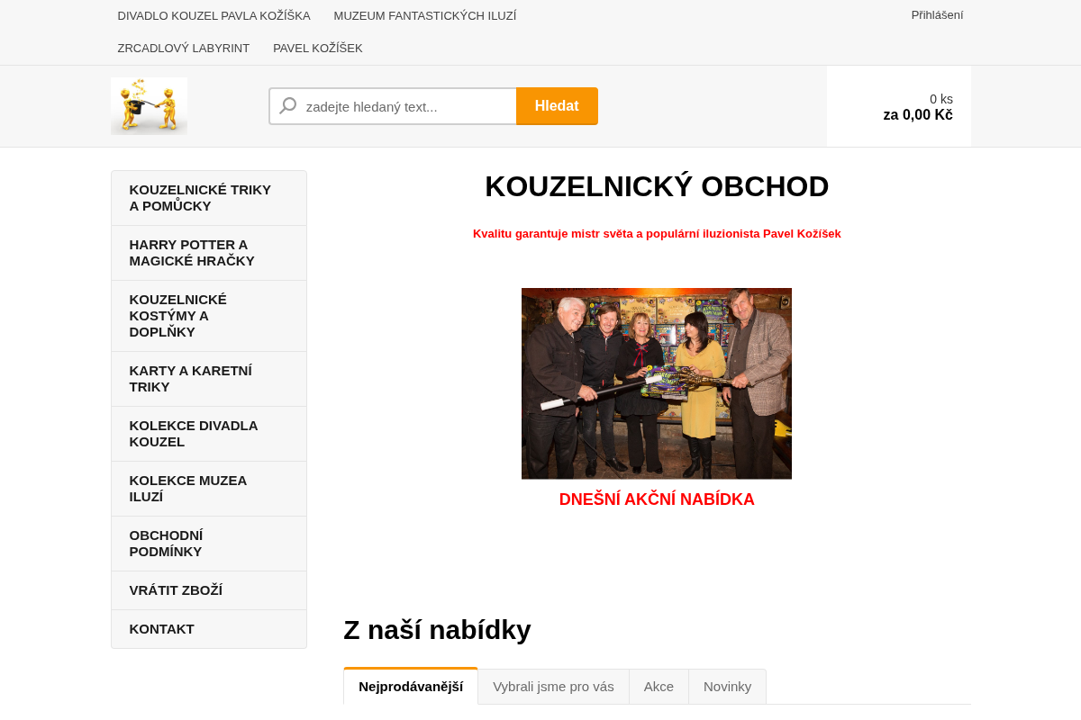Kouzelnický obchod Pavla Kožíška
