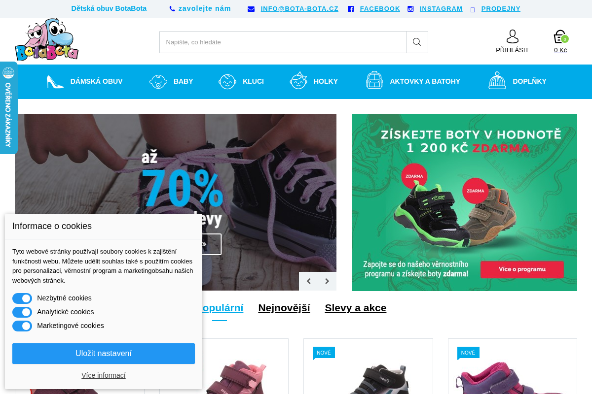 Dětská obuv Balabenka - BotaBota foto 1