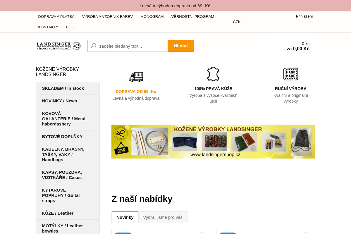 Kožené výrobky Landsinger