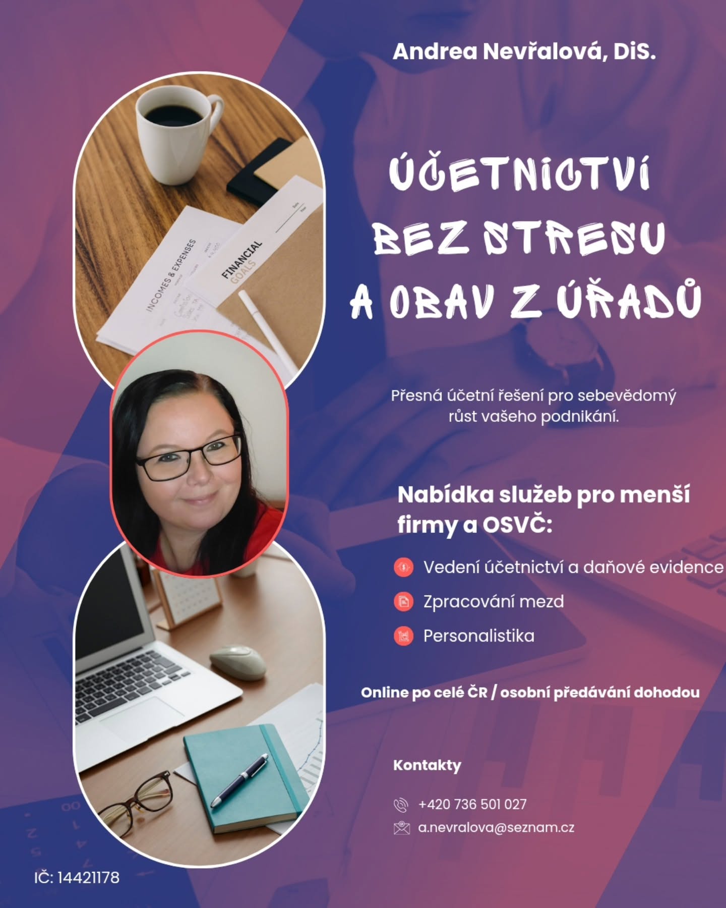 účetní služby - Andrea Nevřalová foto 1