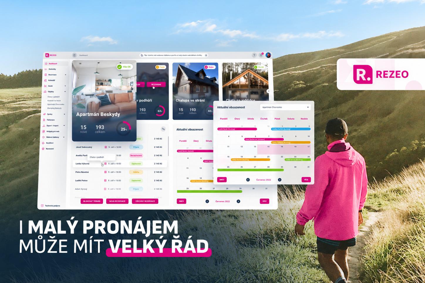 Vyzkoušejte rezervační systém REZEO zdarma