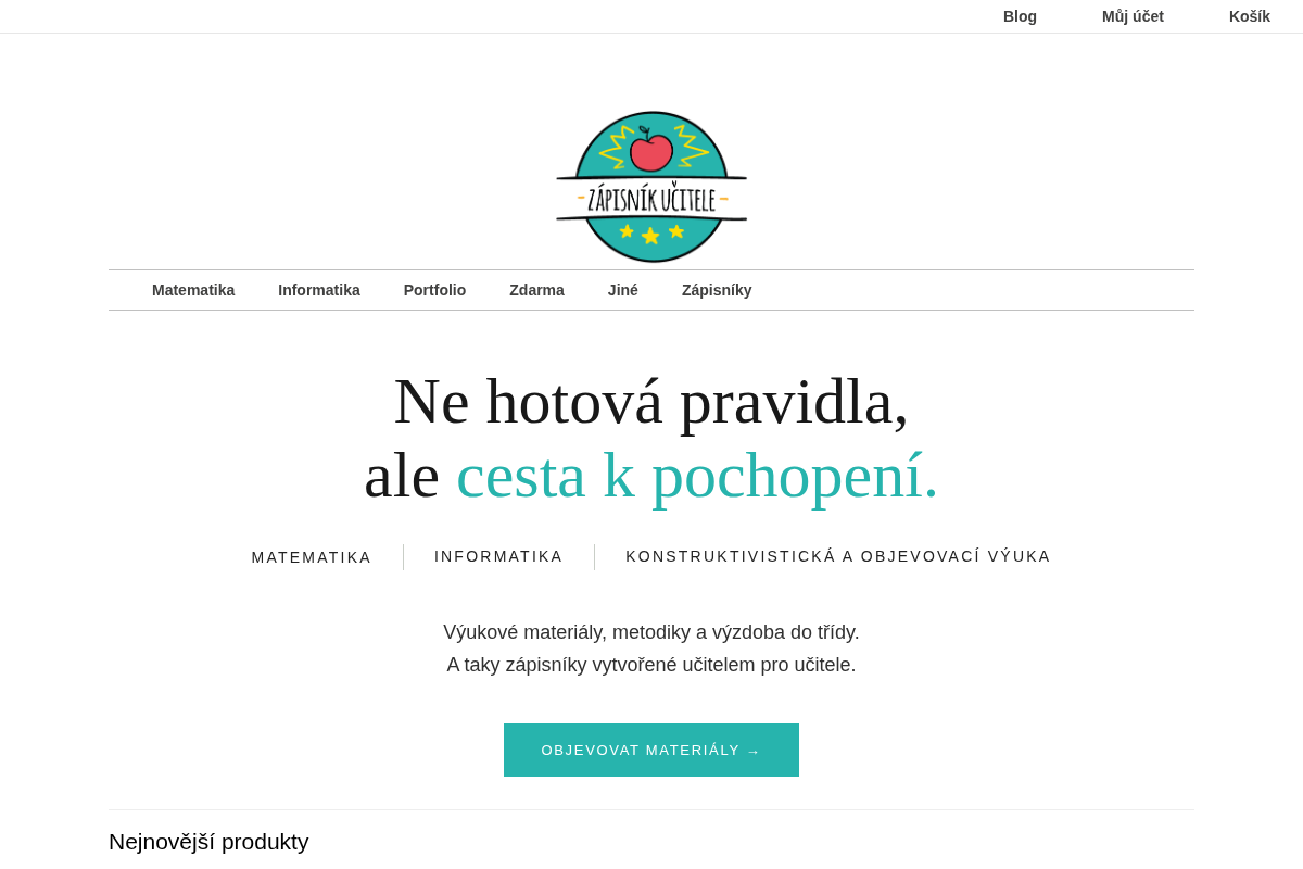 Eshop.zapisnikucitele.cz