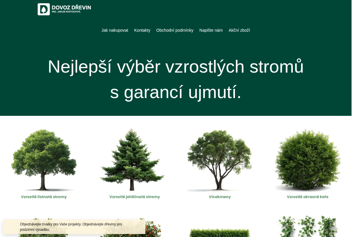 Dovoz Dřevin.cz