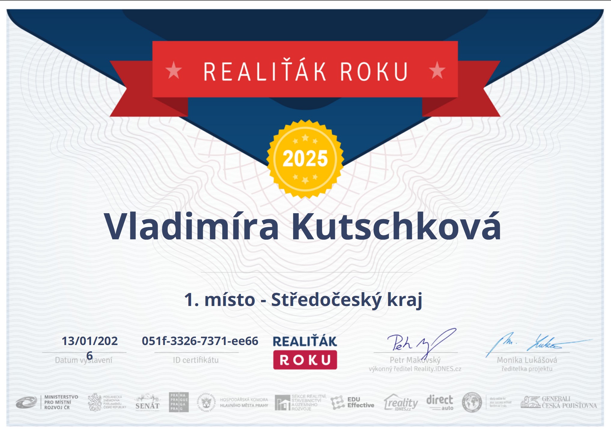 ANDI REALITY - Mgr. Vladimíra Kutschková