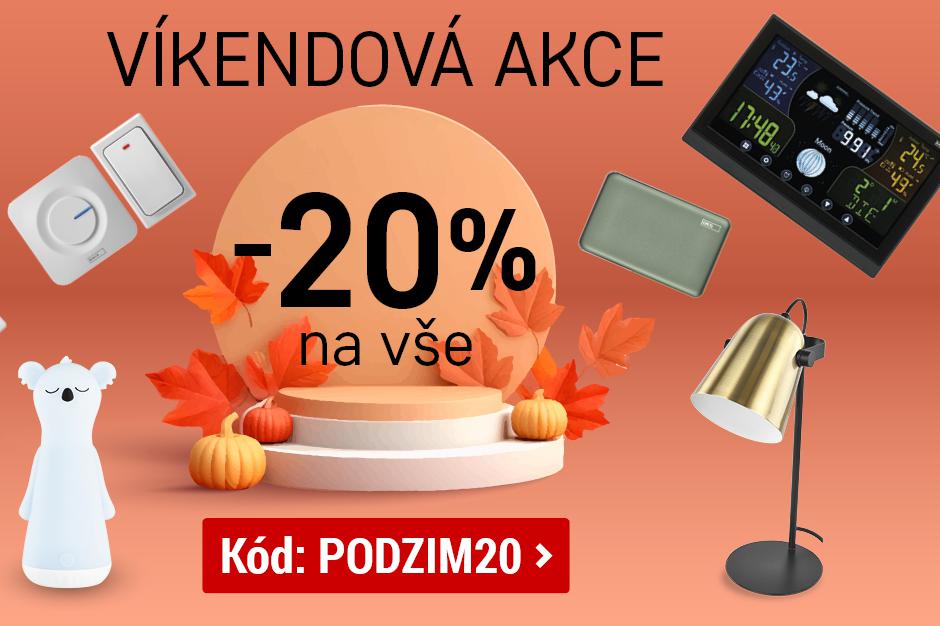 20 % sleva na celý sortiment