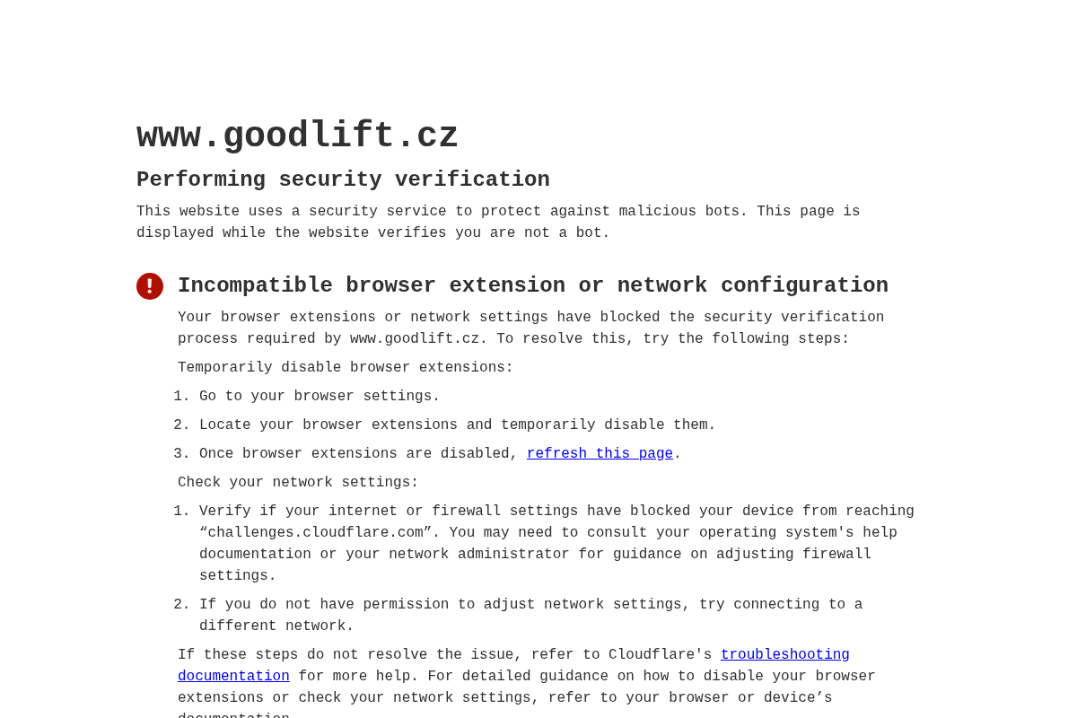 Goodlift.cz