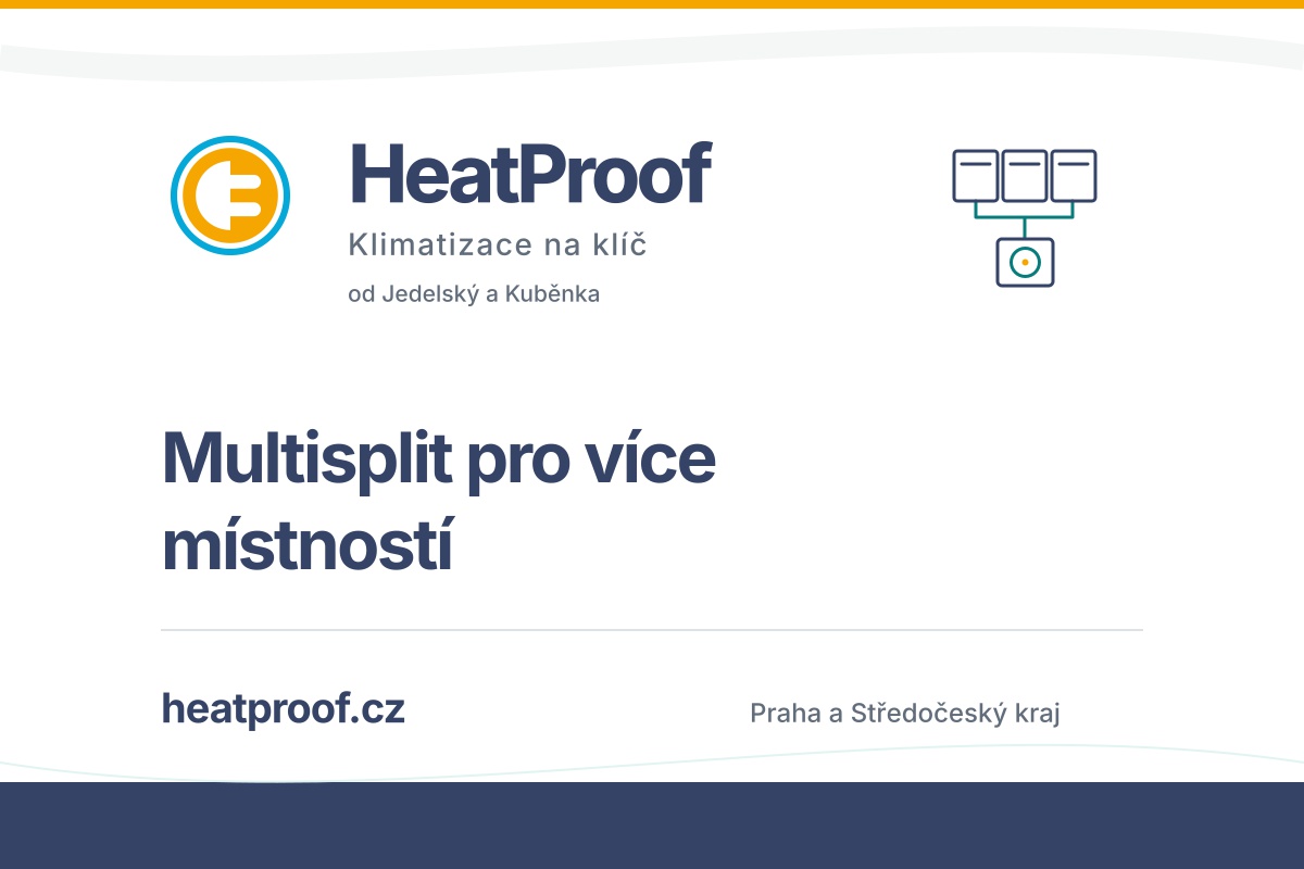HeatProof: multisplit pro více místností