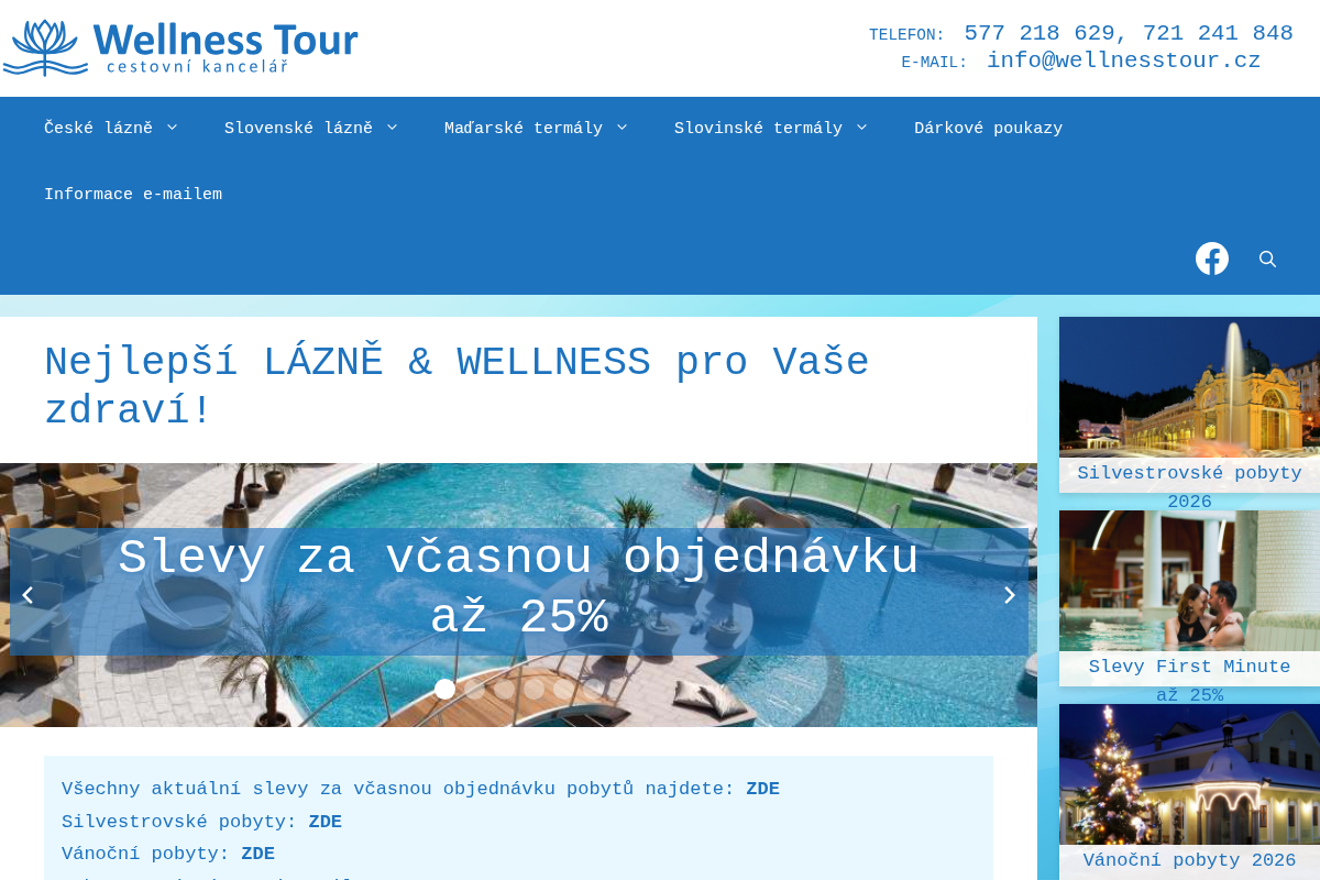 Cestovní kancelář Wellness Tour