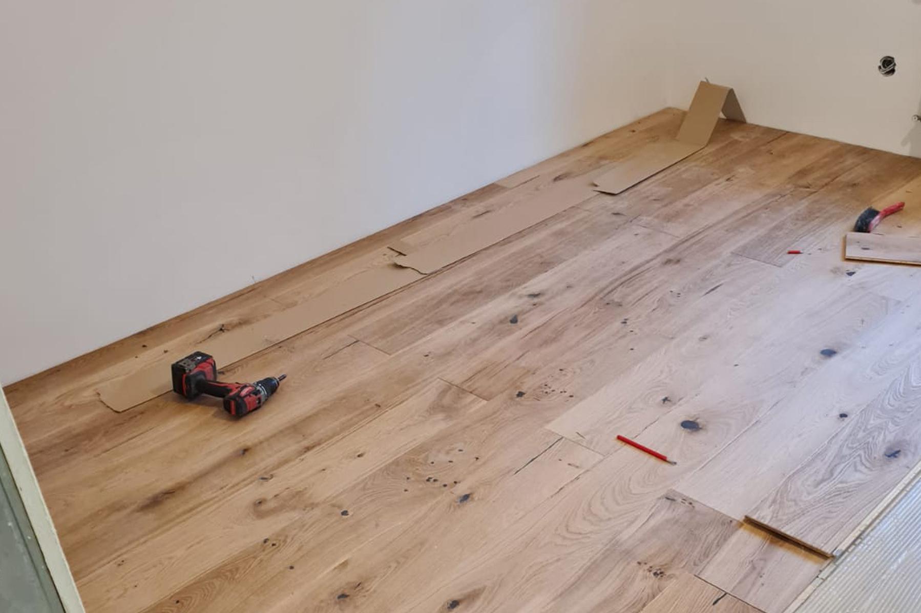 Pokládka podlah a příprava podkladu