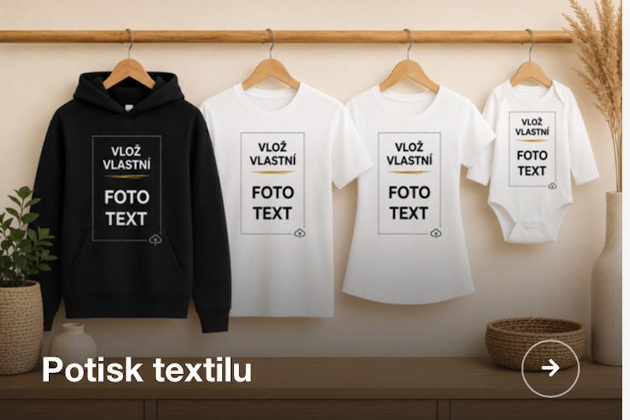 Vlastní potisk triček a mikin