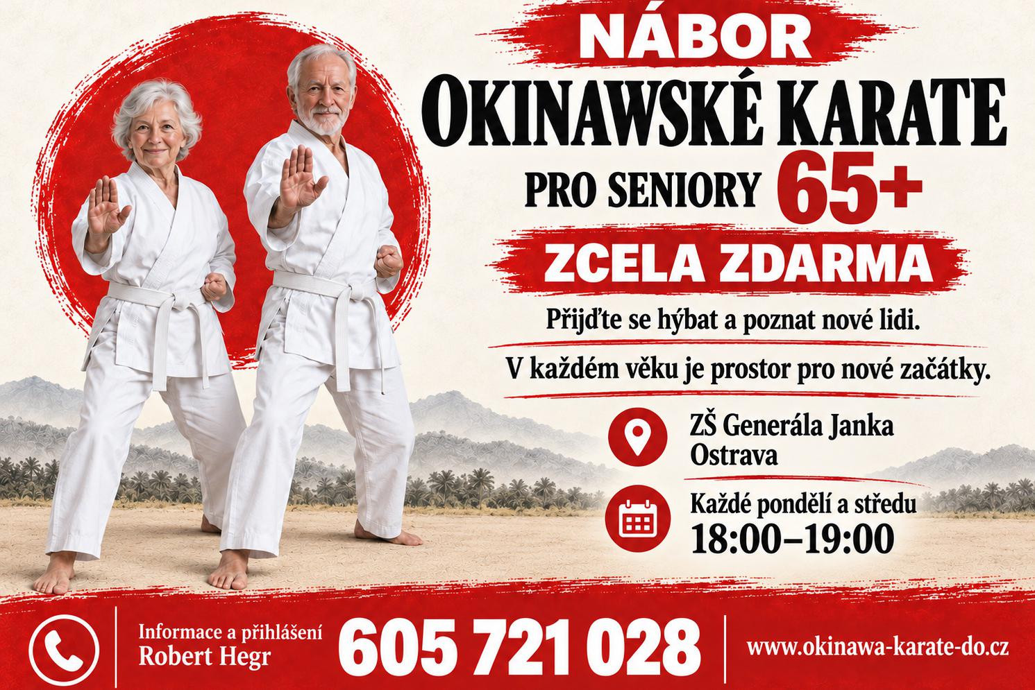 Okinawské karate pro důchodce ZDARMA