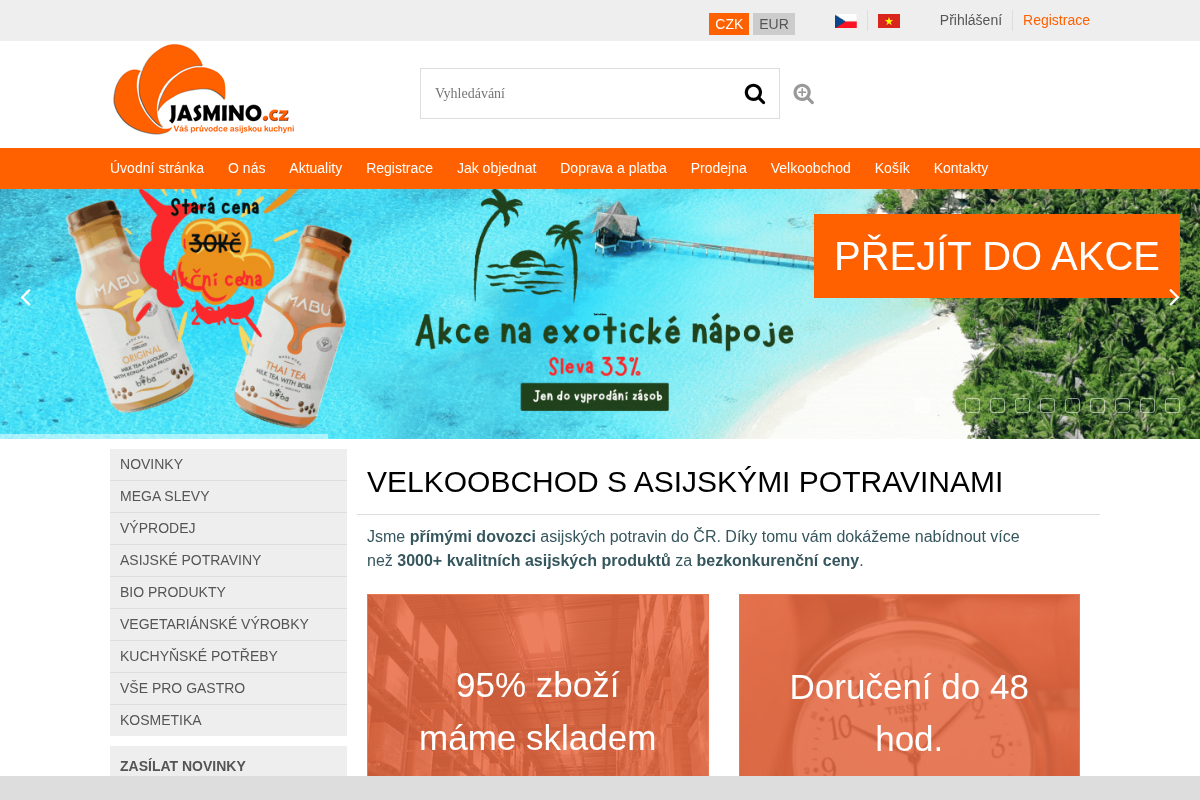 Jasmino.cz - Velkoobchod s asijskými potravinami
