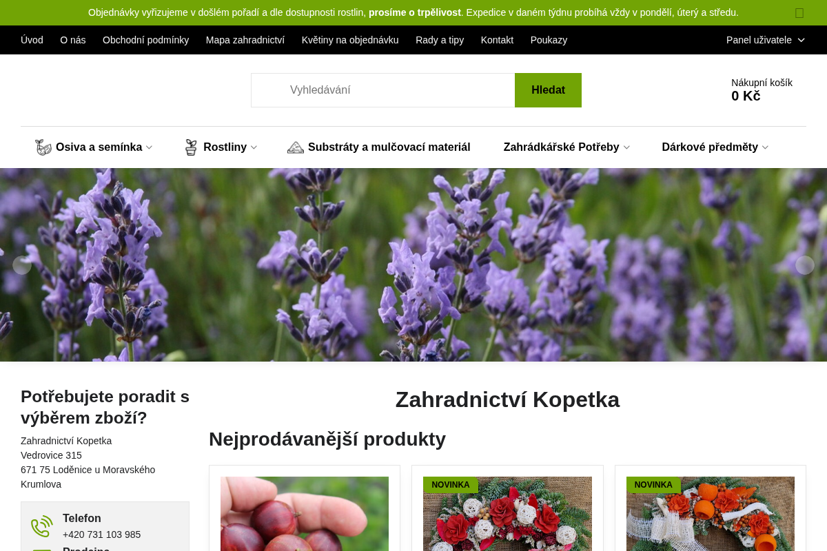 Eshop.zahradnictvikopetka.cz