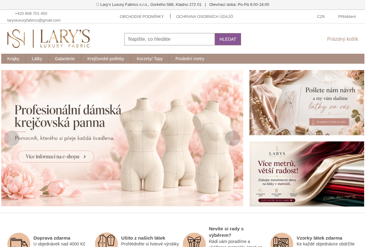 Lary's Luxury Fabrics s.r.o.