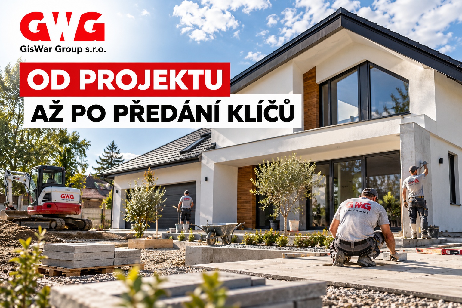 Od projektu až po předání klíčů