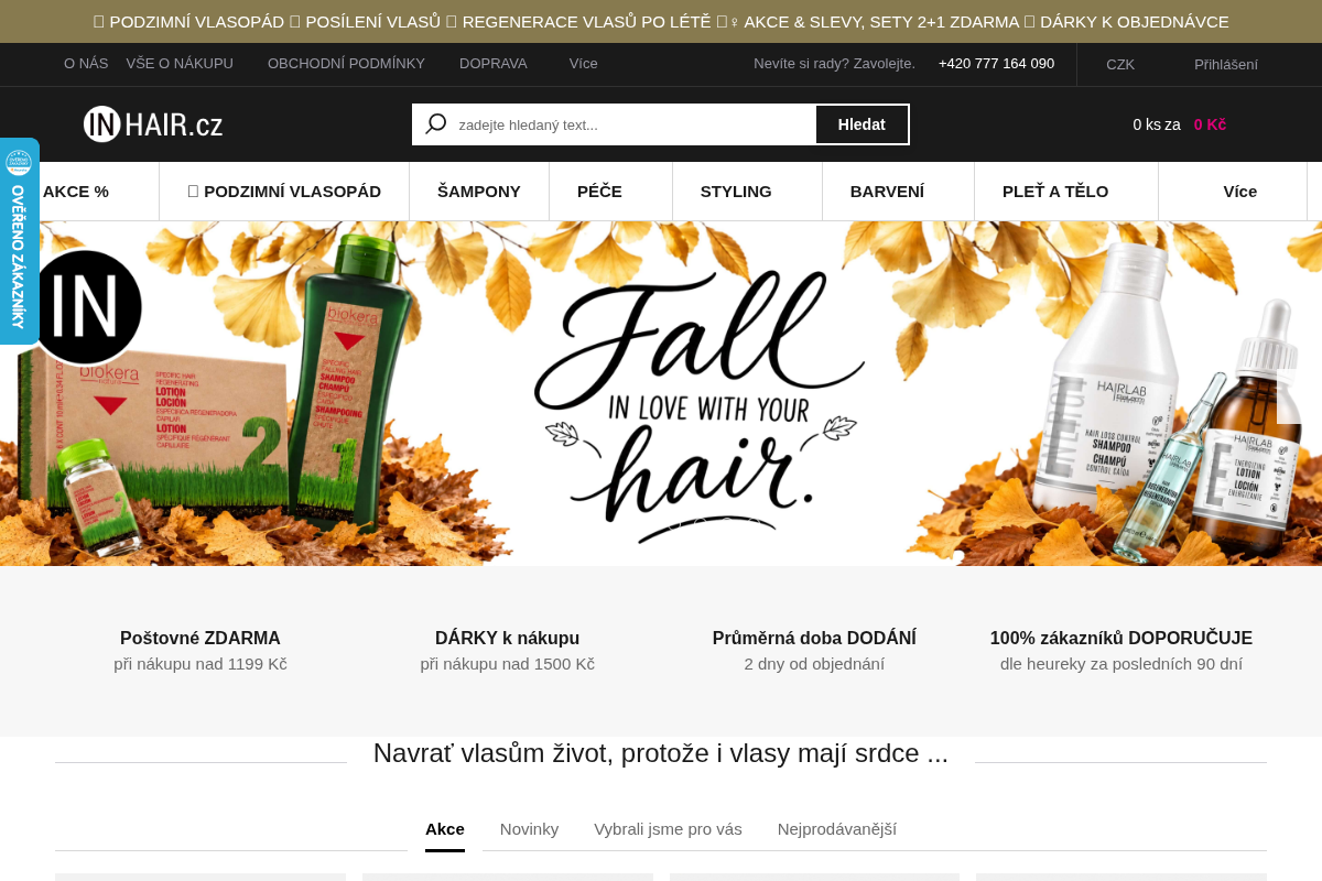 Inhair.cz - Profesionální vlasová kosmetika